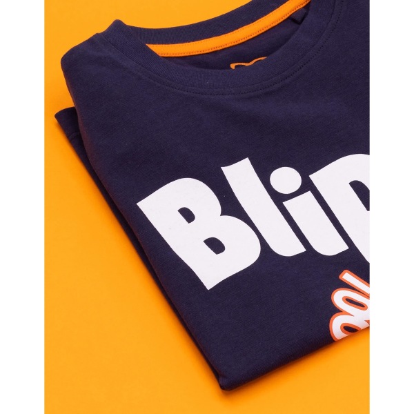 Blippi Barn/Barn Hej T-shirt 18-24 Månader Marinblå Marinblå Navy 18-24 Months