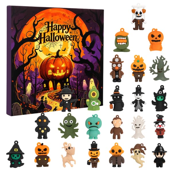 Halloween Blind Box Figur Nøglering Gavesæt Halloween gift box
