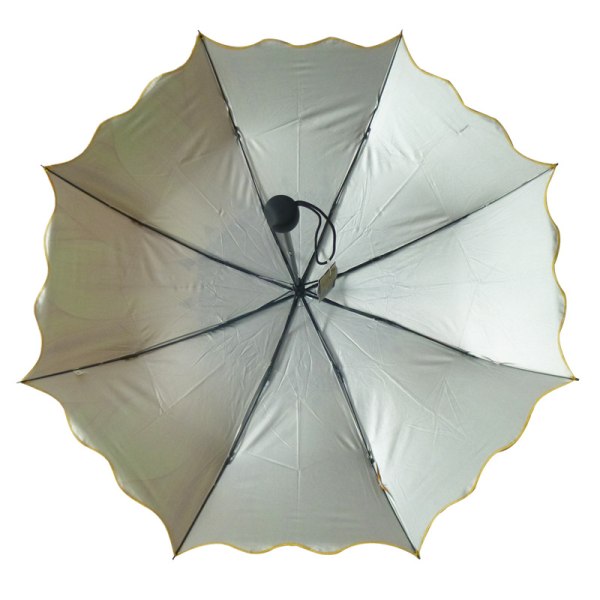 Auringonkukan sateenvarjo Anti-ultravioletti taskusateenvarjo, luova sateenvarjo kuorella Kevyt tuulenpitävä halkaisija 96 cm keltainen