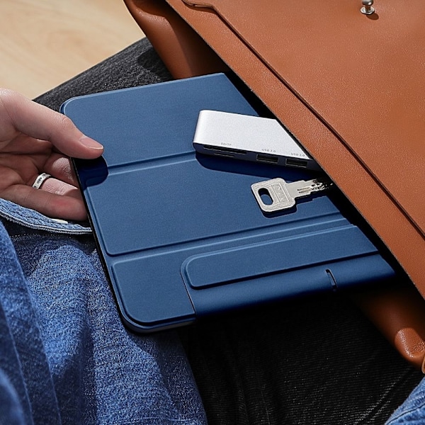 ESR iPad Pro 11 2024 Fodral 2-i-1 Magnet Rebound Hybrid Marinblå