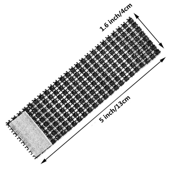 50 stk. Rhinestone Servietringe Til Bryllupsreceptioner Eller Serviet