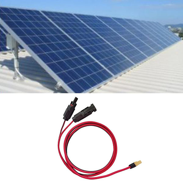 Solcelleladingkabel Xt60-adapter 12awg silikontrådforlengelse for bobiler 0.6m