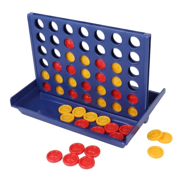 Neljä rivissä (matkapeli) multifärg multicolor
