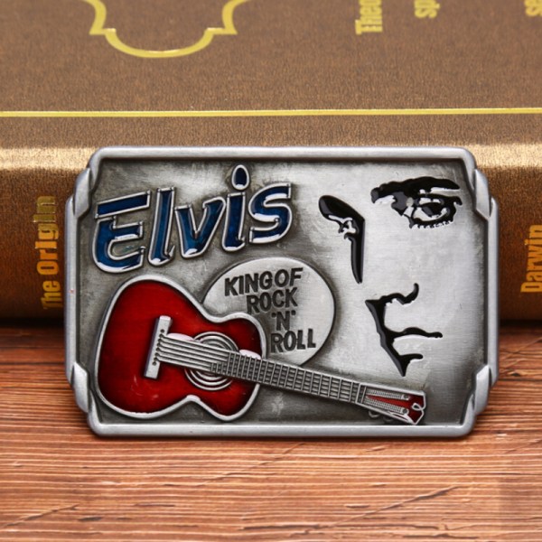 Gitarrer The King of Rock and Roll Elvis Bältespänne Kostym för Män