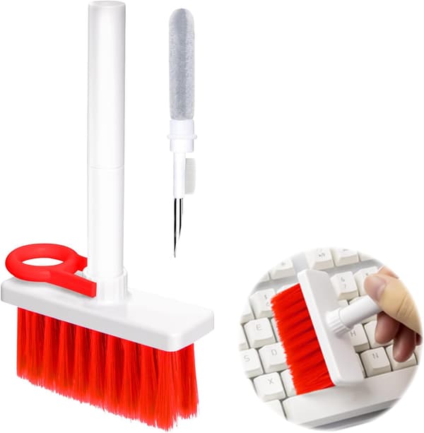 2022 New Keyboard Cleaning Kit Soft Brush 5 in 1 Multifunctional Computer Cleaning Tool Kit with Keycap Puller