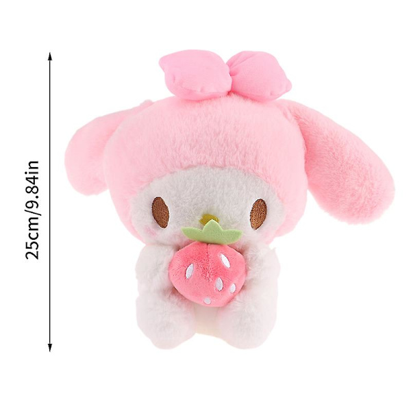 Plush-nukkeet Kuromi My Melody Strawberry Series Täytetty Eläin Plush Toy Melody