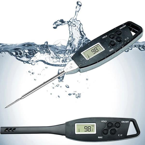 Snabbavläst Kötttermometer Vattentät Grilltermometer Pennsond Kök Mattermometer Utomhus Matlagning Barbecue Rökt Kött