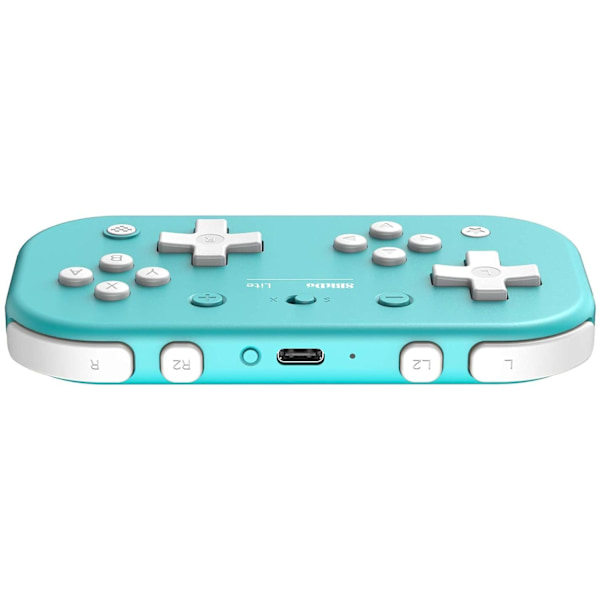 Lite Bluetooth -peliohjain Switch Litelle, Switchille ja Windowsille (Turkoosi versio) blue