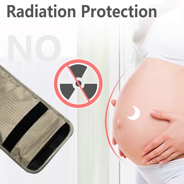 Faraday-väska Anti-strålning Mobiltelefonfodral Gravid Mobiltelefon
