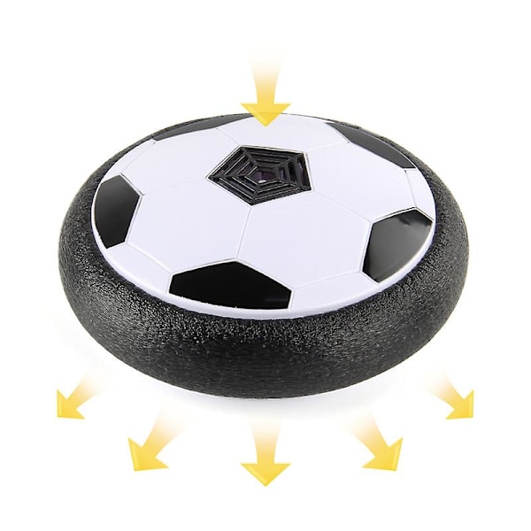 Gaver Air Power Soccer Disk Hover Ball Indendørs Fodbold 1 stk, Elektrisk Indendørs Forældre-Barn Interaktivt Lysende Fritidssportslegetøj