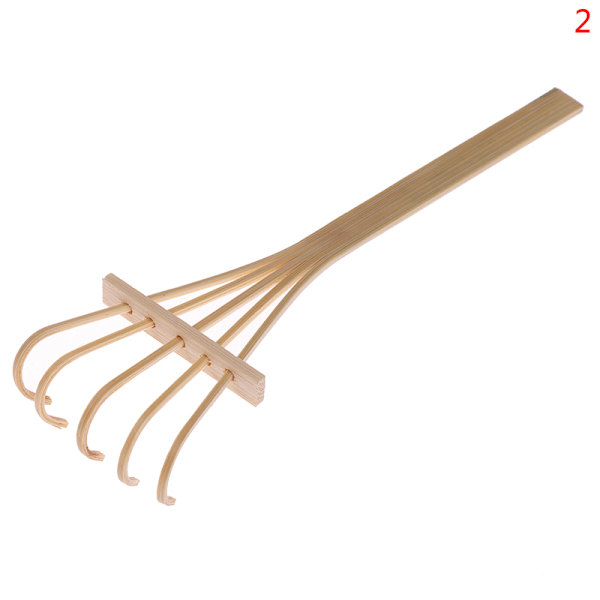 5 stk Mini Bambusrive for Zen Hage Sand Bordplate Meditasjon F 2(5 hooks 1Pc)
