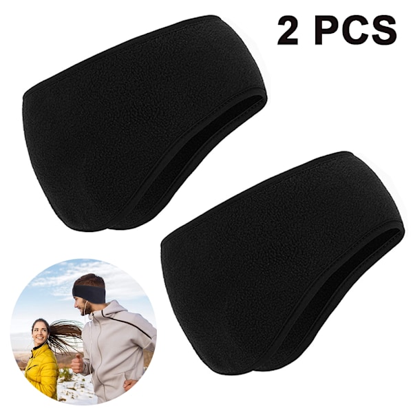 2 pcs ear warmer headband winter ear muffs for men women children