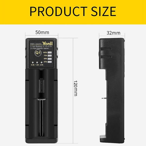 Latauslaite 26650 USB Smart Nickel Hydrogen Aa Aaa 21700 Yhden Paikan Litium Akun Laturi
