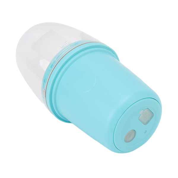 Bärbar Juicer Cup Multifunktionell Uppladdningsbar Liten 4 Blad Blender Fruktblandningsmaskin för Hem 260ml Blå