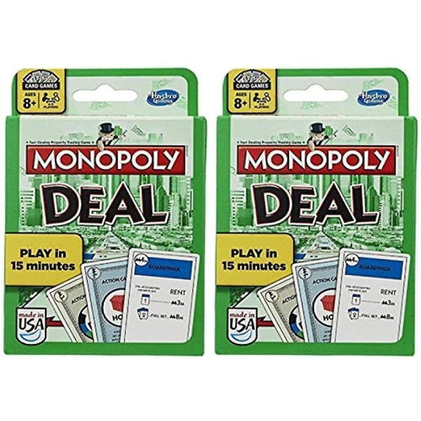 Monopol Deal Spesial Grønn 2-pakning