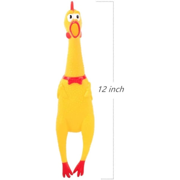 Gummikylling /Squeeze Chicken, Prank Novelty Toy