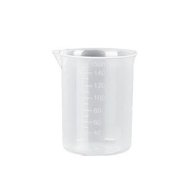 Transparent plastkopp med graderad köksbakning TransparentB 50ml