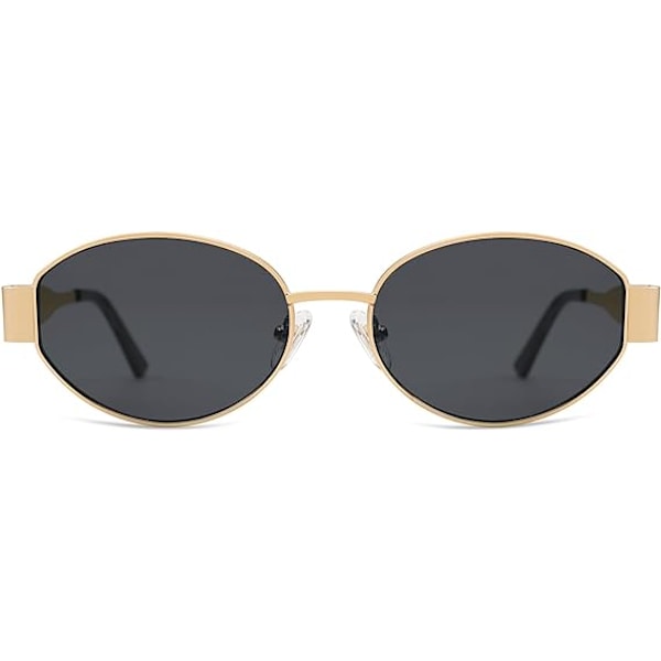 Retro ovale solbriller Fashion solbriller til kvinder og mænd Klassisk tone UV400 beskyttelse SJ1217