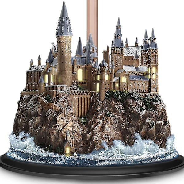 The Bradford Exchange Harry Potter Hogwarts Castle Lysende Skulptur Bordlampe