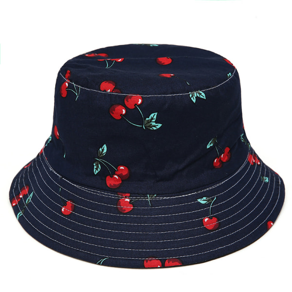 Suloinen Print Bucket Hat Beach Fisherman hatut naisille, miehille, kaksipuolinen käännettävä