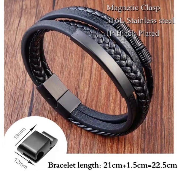 Men's Bracelets Braided Leather Leather Bracelets bracelets