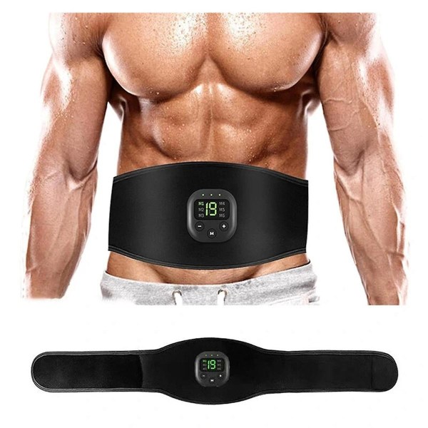 Ems Electric Abs Abdominal Belt Smart Body Massager Lazy Muscle Training Fitness Massage Belts Home Gym Equipment (FMY)