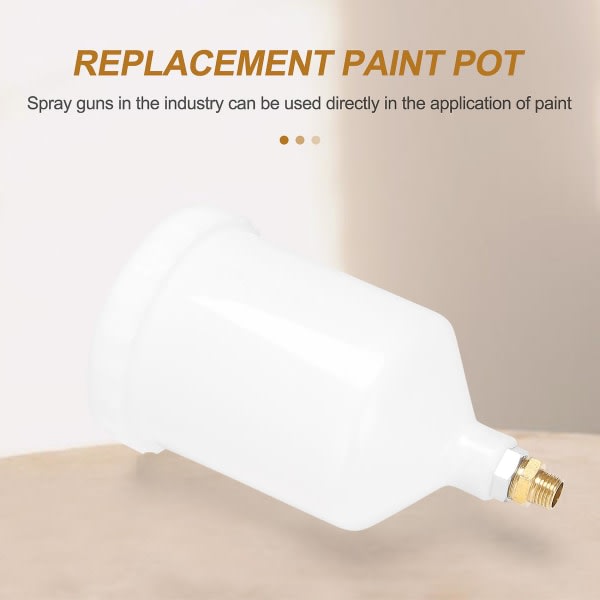 600ml Gravity Paint Spray Cup Pot Erstatning for Devilbiss Gti Pro Pri Flg