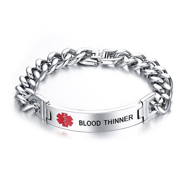 Epilepsi - Medisinsk Nødtilfelle, ID-armbånd BLOOD THINNER