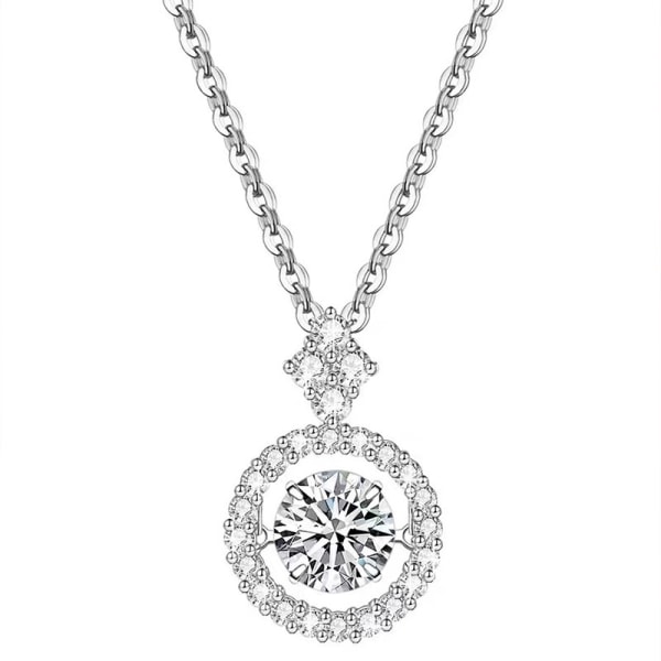 Halsband 925 Sterling Silver Damkragekedja Smycke för Kvinnor