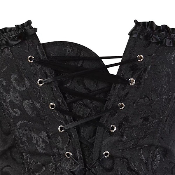 Kukkakuviollinen korsetti naisille, rintaliivitön, olkaimettomat alusvaatteet 4XL