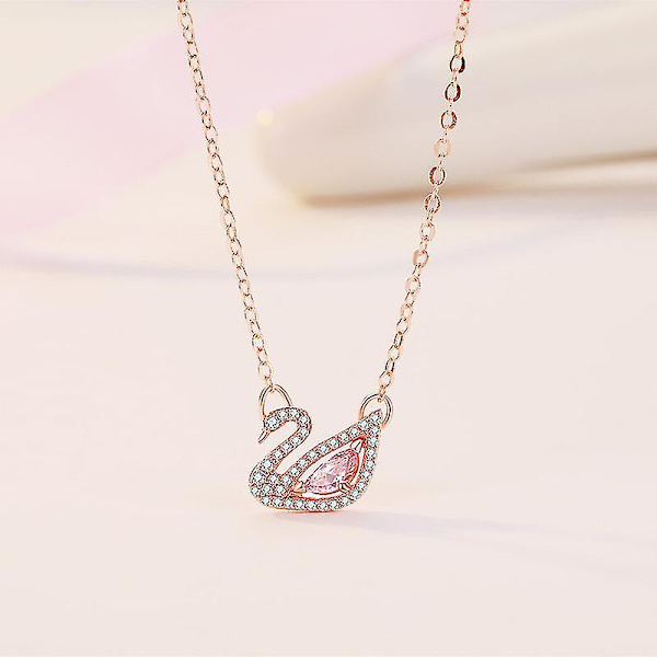 Draama True Beauty Pink Swan Diamond Kaulakoru