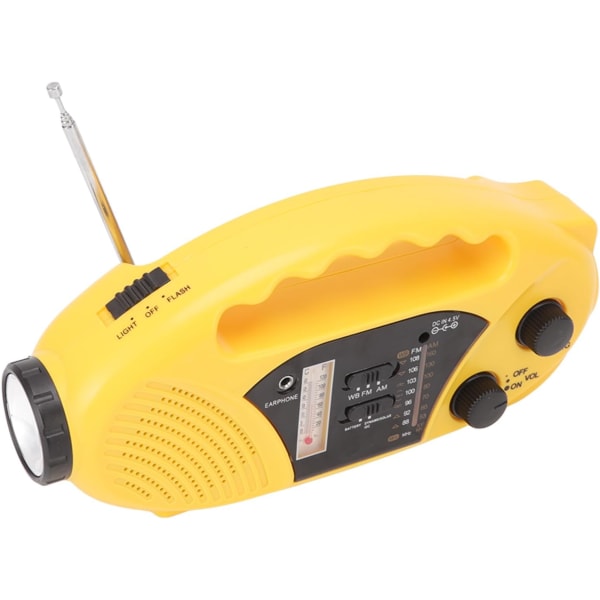 Nödhandvevradio, Multiband AM FM SW Solladdningsbar Bärbar Radio