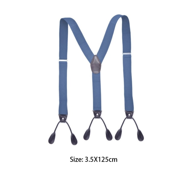 Suspender bukser Elastiske bukser NAVY - lager Navy