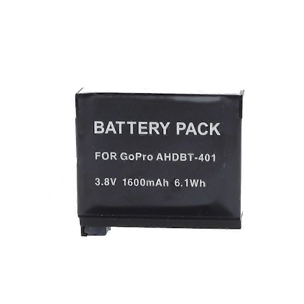 Typ A 1600mAh AHDBT-401 Uppladdningsbart Batteri Ersättning för GoPro Hero 4