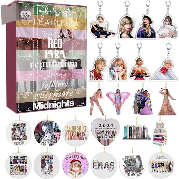 Taylor Swift Armband Julkalender Juldekoration Låda Present C