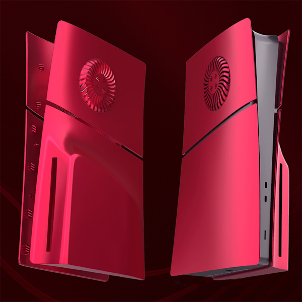 PS5 Slim -konsolin etu- ja takakannen suojakuoret Blue-Digital Version