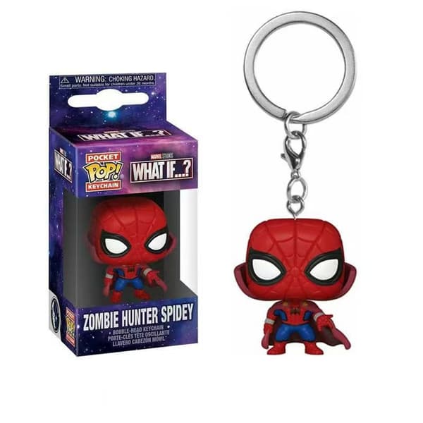Spider-Man med kappe PVC nøglering vedhæng, samlefigur til fans og taskepynt Cloak