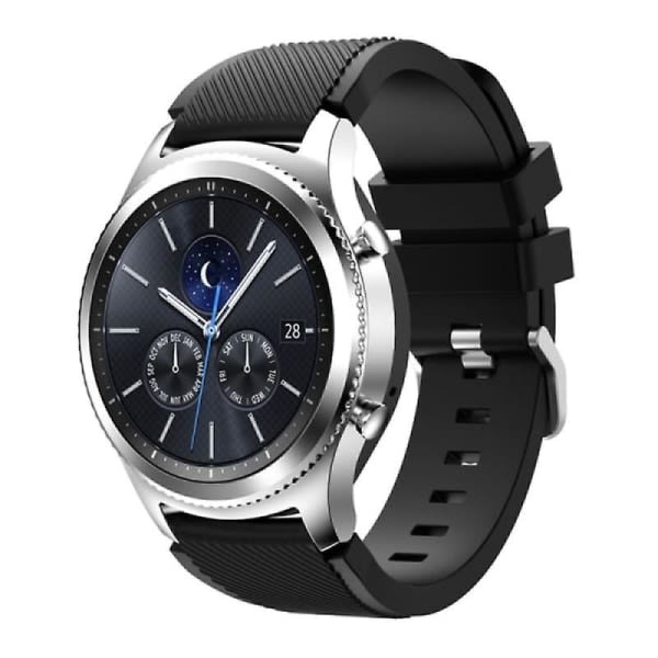Silikonrem som er kompatibel med Samsung Gear S3 Watch
