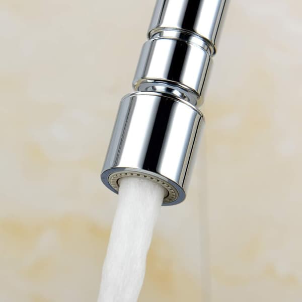 Kampanj, Vridbart Kranmunstycke Kranmunstycke 22mm Honkran Dubbelfunktion Kök, Krom, AAFGVC
