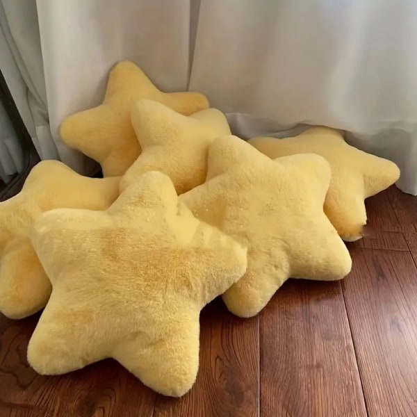 Cute Cartoon Star Pillow - Soft Cushion for Home Decoration and Comfort