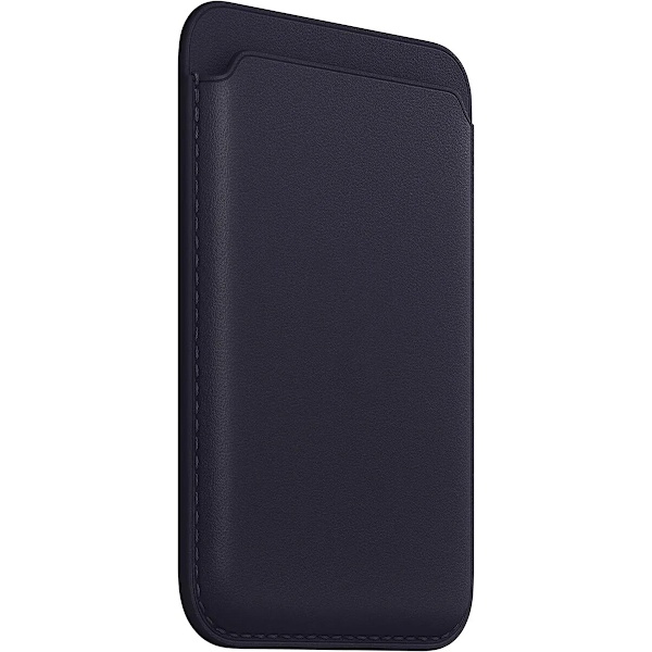 Apple Leather Card Case med MagSafe for iPhone - Lilla blekk