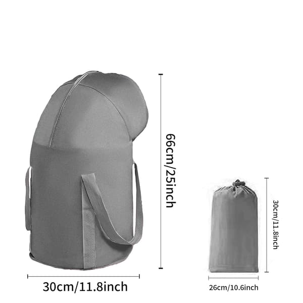 Sammenfoldeligt Fodbad Bærbart Pedicure Spa Spand Til Udendørs Camping Rejse Grå 66x30cm