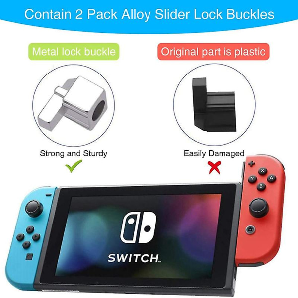 Joycon Joystick erstatningssett for Nintendo Switch Ns venstre høyre kontroller