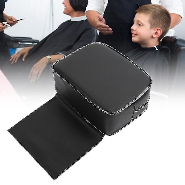 Frisørstol Børnestol Booster Sædepude Hårklipning Styling Skønhedssalon Udstyr Sort