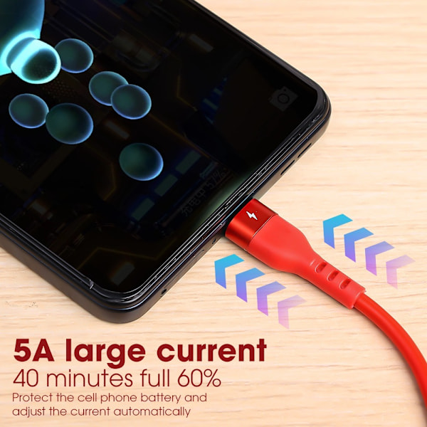 Spring Data Kabel Mobiltelefon Opladerkabel SORT 1MMICRO USB Sort Black 1mMicro USB-Micro USB