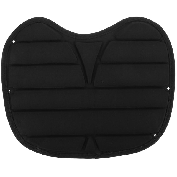 Komfortabel polstret kajaksædehynde Letvægts padlepude til kajak kanofiskerbåd (sort)
