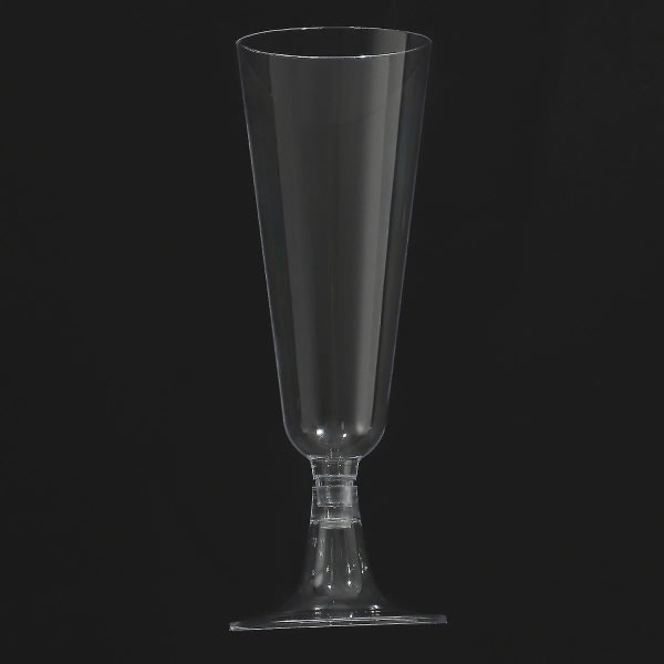 60 stk 150ml engangs hardplast Champagneglass Rødvinsglass Goblet Vinglass Festfestival