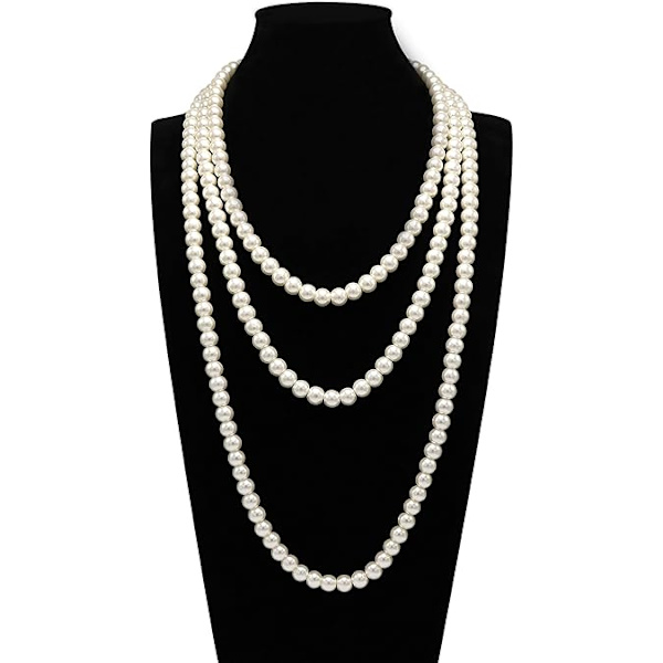 Helmipanssari 150 cm Charleston-asuusi 1920-luvulta black