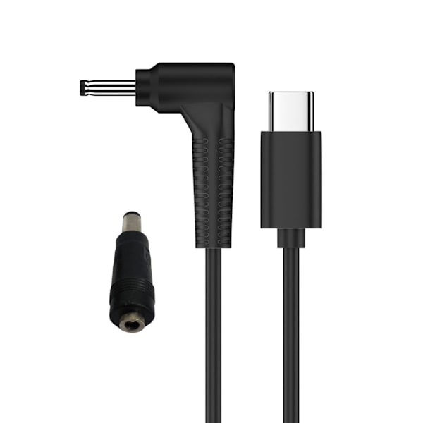 Bærbar Type C til DC3.5x1.35mm Konverterkabel, USB C til Han DC5.5x2.5mm Strøm til Router Højttaler