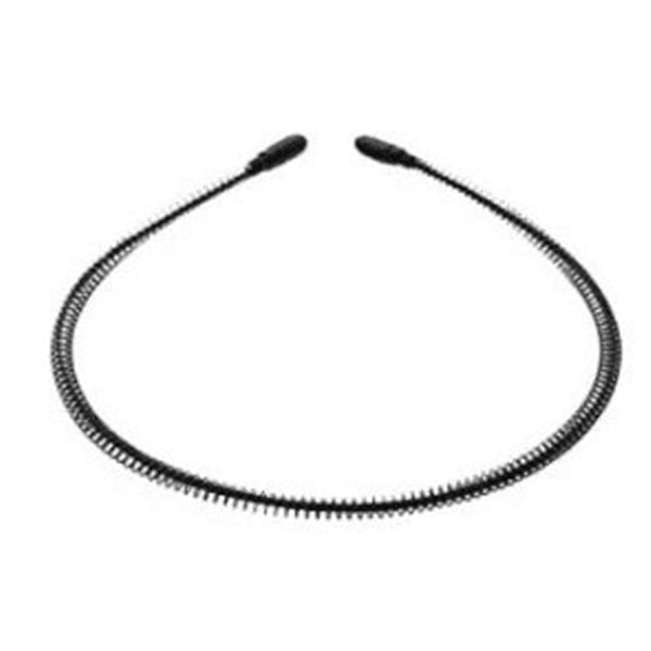 Unisex metallhårbånd, bølget metallhodebånd, sklisikkert elastisk hodebånd